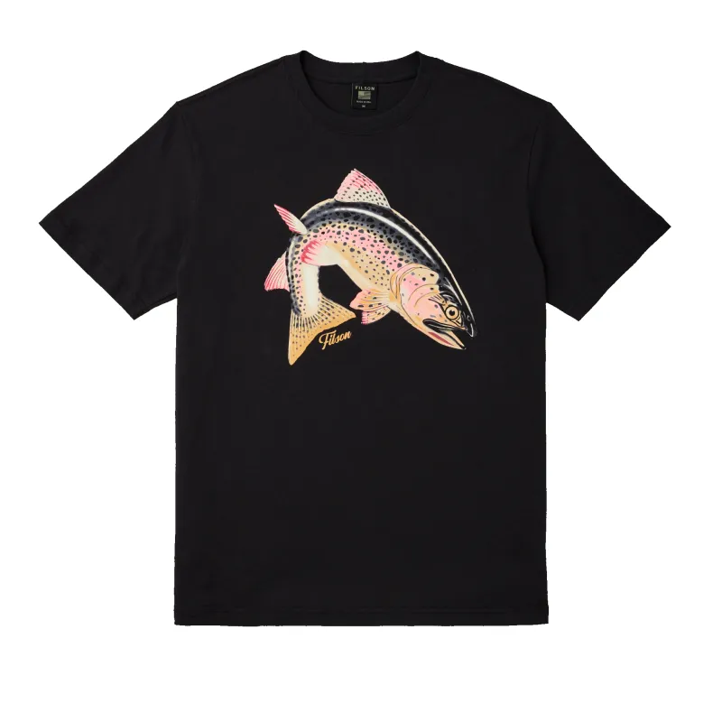 Pioneer Graphic T-shirt - Black / Cutthroat sold by Filson