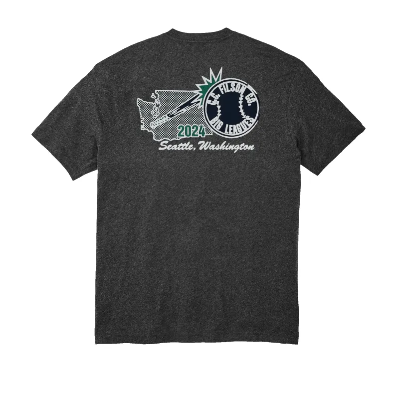 Ranger Baseball Graphic T-shirt - Dark Heather Gray sold by Filson