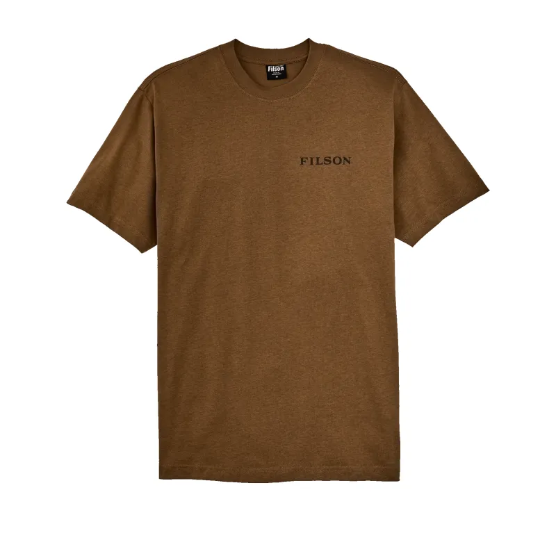 Frontier Graphic T-shirt - Gold Ochre / Deer sold by Filson