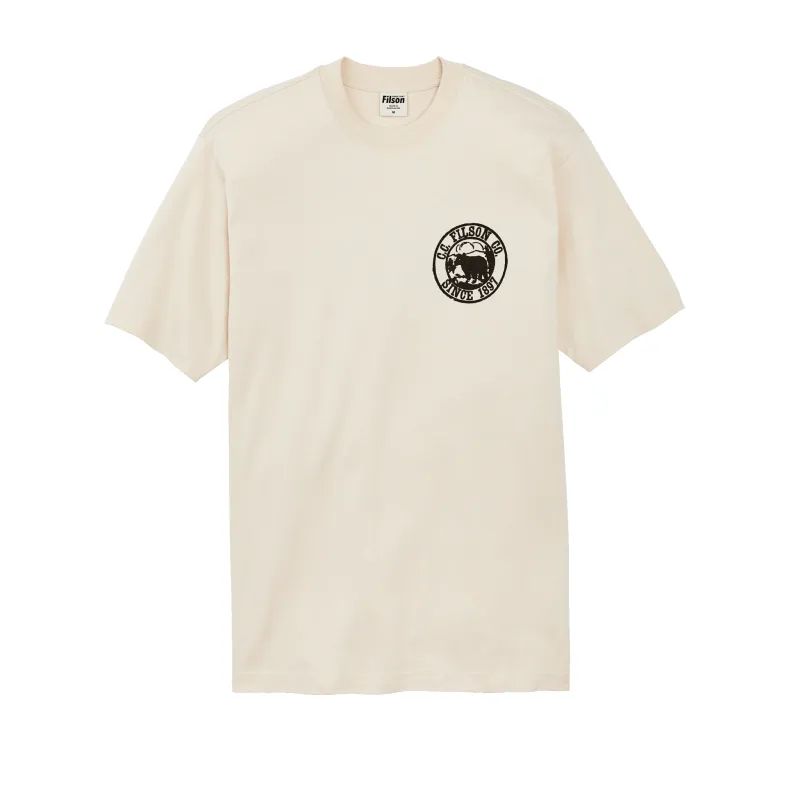 Frontier Graphic T-shirt - Natural / Bear sold by Filson