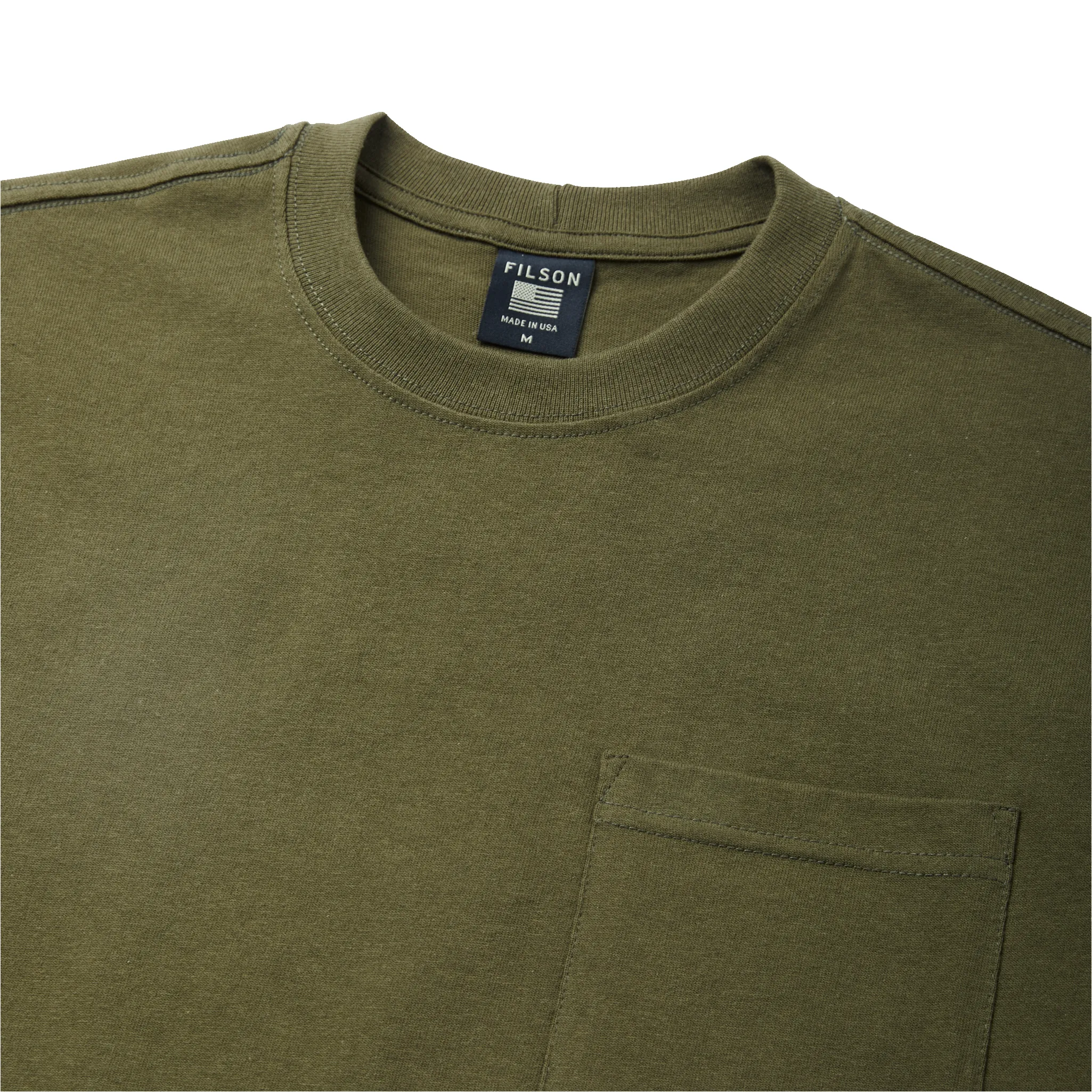 Pioneer Pocket T-shirt - Dark Olive sold by Filson product image thumbnail 3