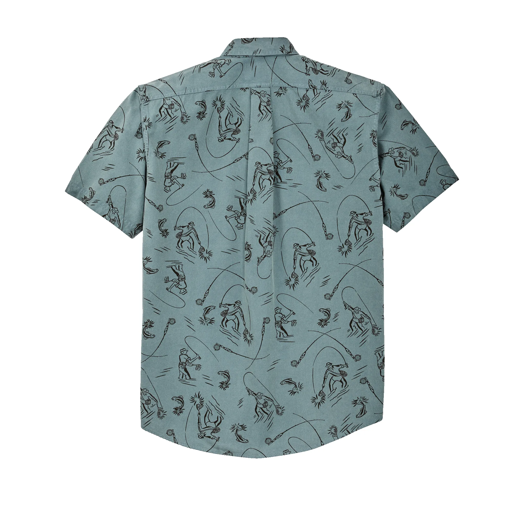 Short Sleeve Lightweight Alaskan Guide Shirt - Blue Gray / Fly Fishing sold by Filson product image thumbnail 2