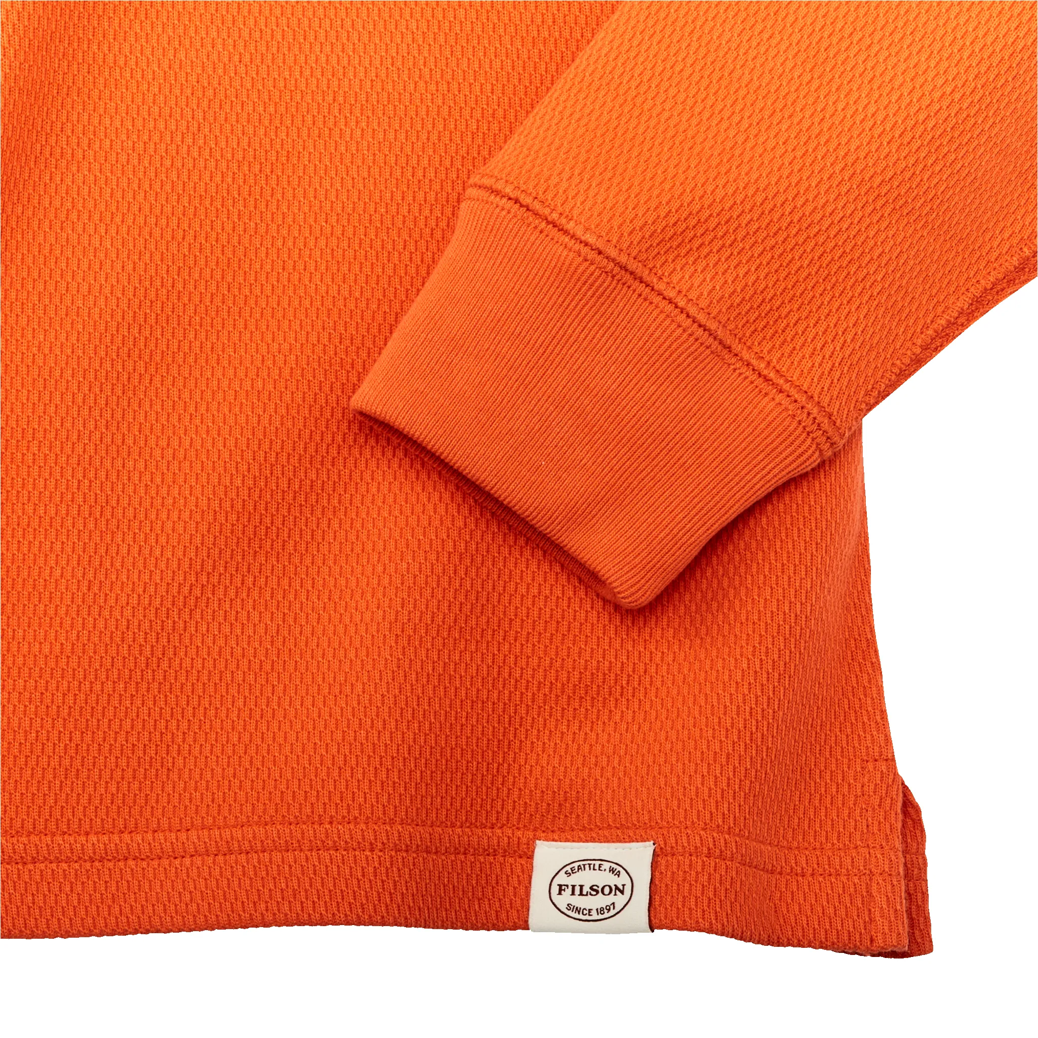 Waffle Knit Thermal Crewneck - Flame sold by Filson product image thumbnail 4
