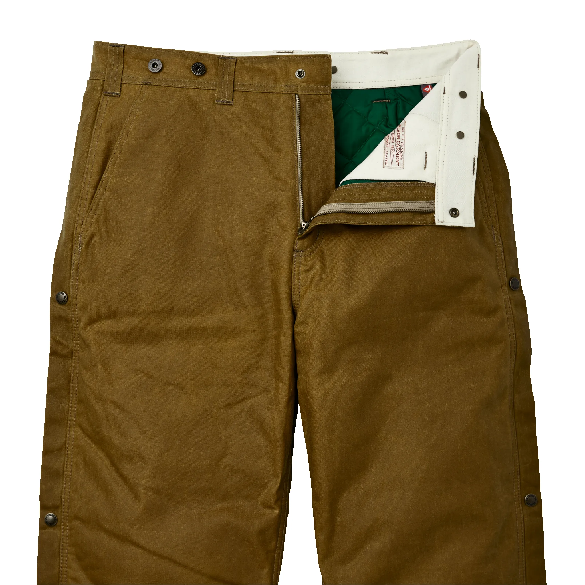 Insulated Tin Cloth Pants - Dark Tan sold by Filson product image thumbnail 4