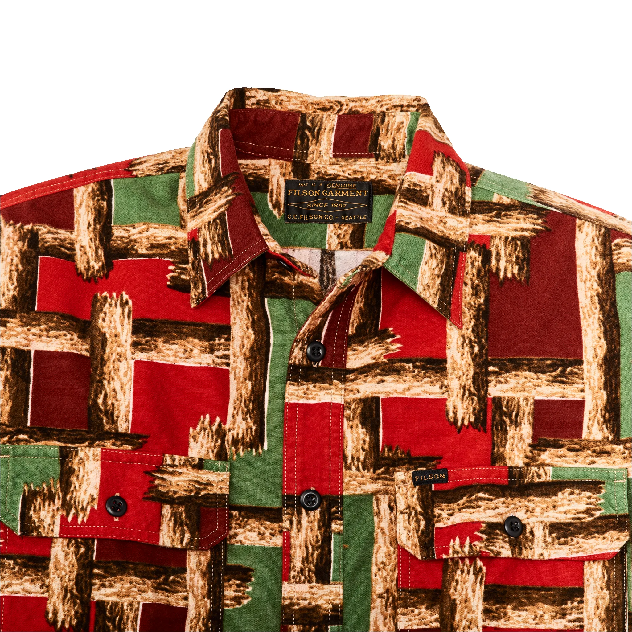Field Flannel Shirt - Log Jam sold by Filson product image thumbnail 4