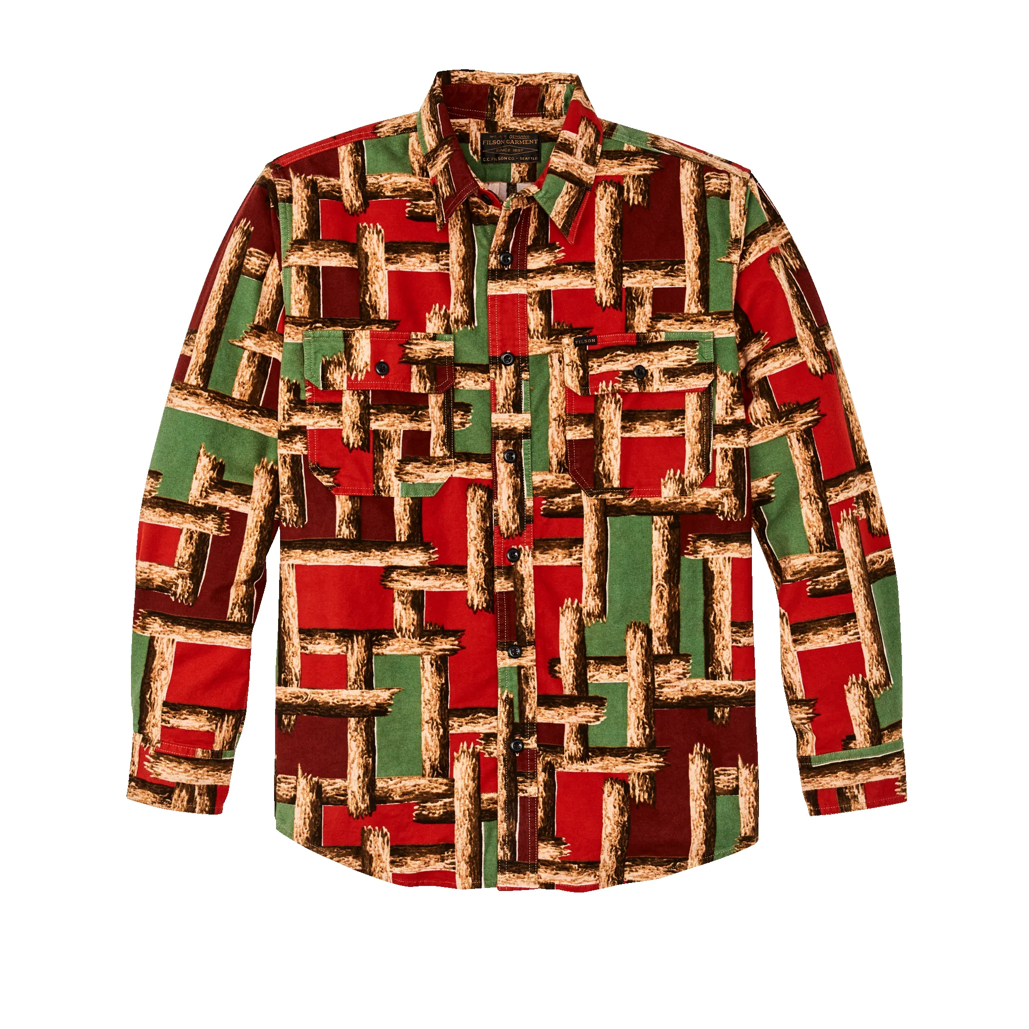 Field Flannel Shirt - Log Jam sold by Filson