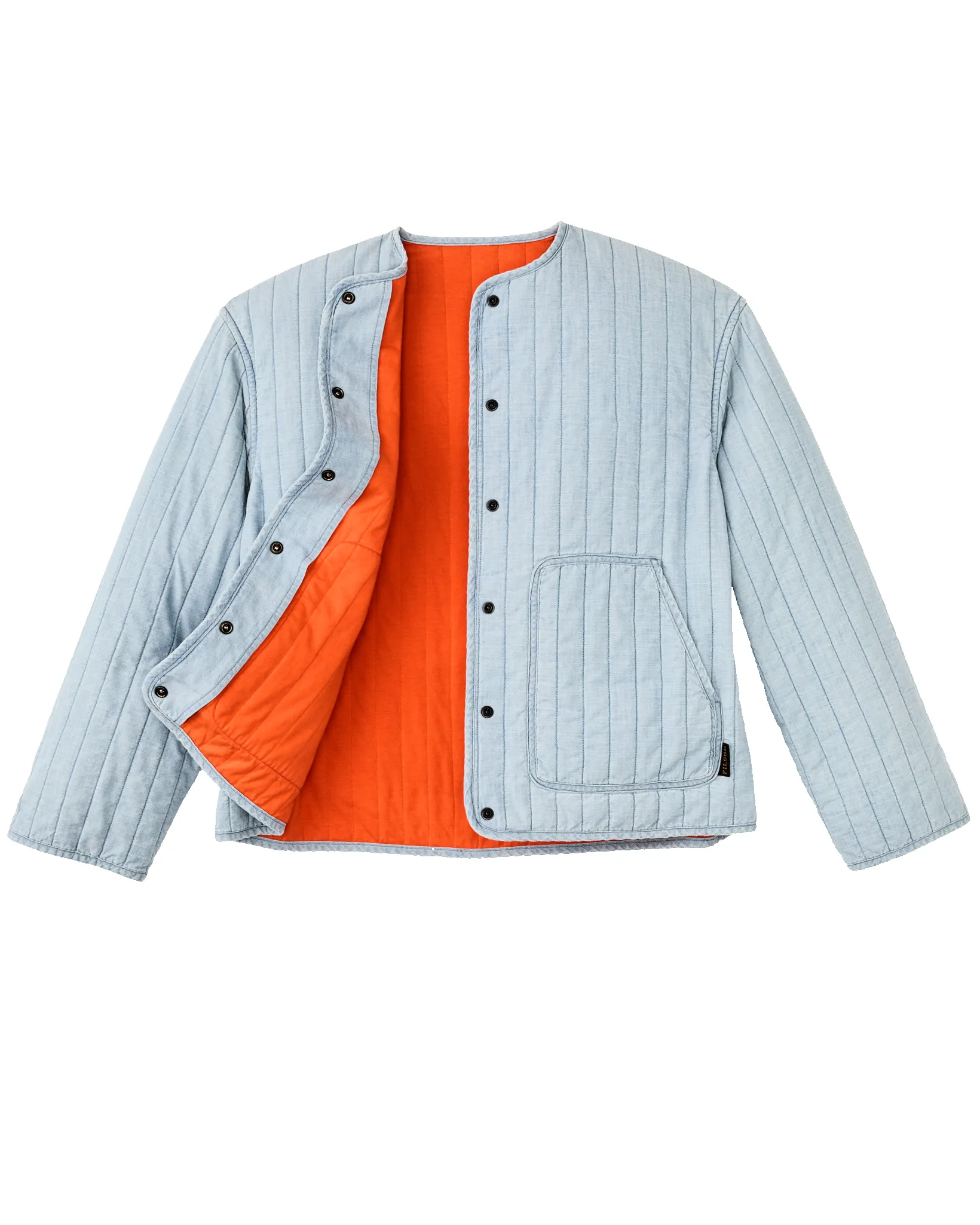 Women's Chambray Quilted Jacket - Light Indigo Chambray sold by Filson product image thumbnail 3