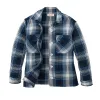 Women's Deer Island Jac-shirt - Cobalt / Natural Shadow Plaid sold by Filson