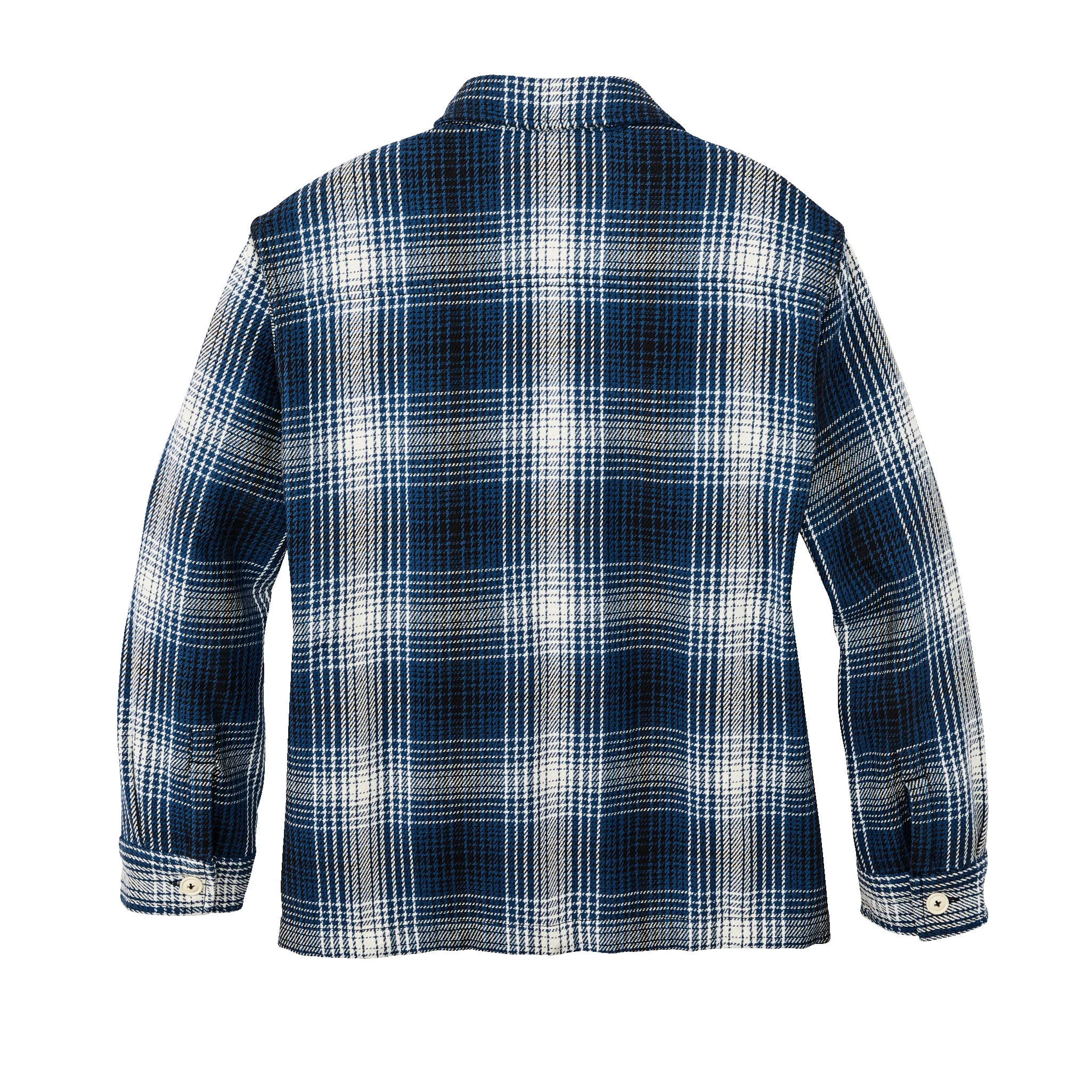 Women's Deer Island Jac-shirt - Cobalt / Natural Shadow Plaid sold by Filson product image thumbnail 2