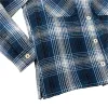 Women's Deer Island Jac-shirt - Cobalt / Natural Shadow Plaid sold by Filson