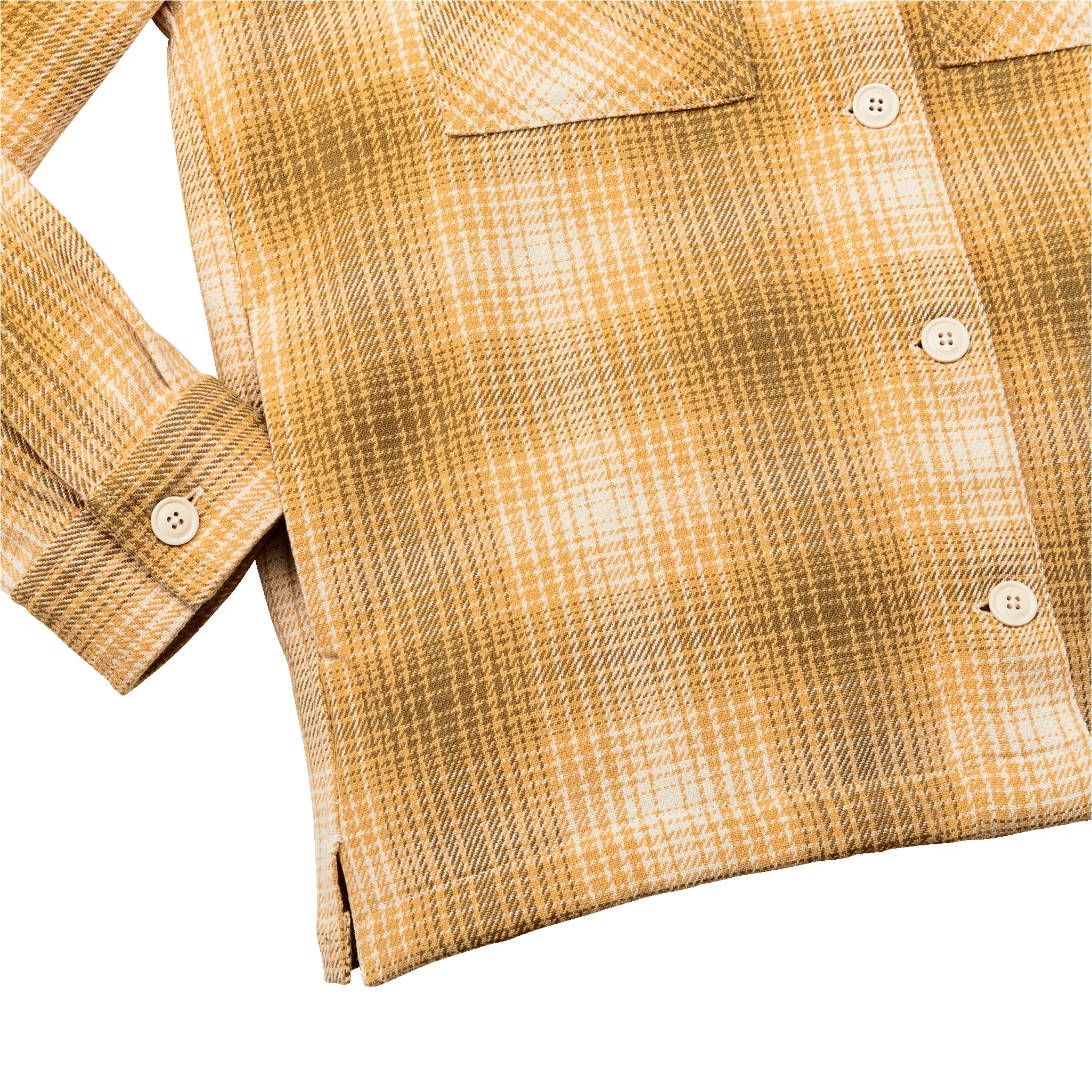 Women's Deer Island Jac-shirt - Ochre / Cream Plaid sold by Filson product image thumbnail 5
