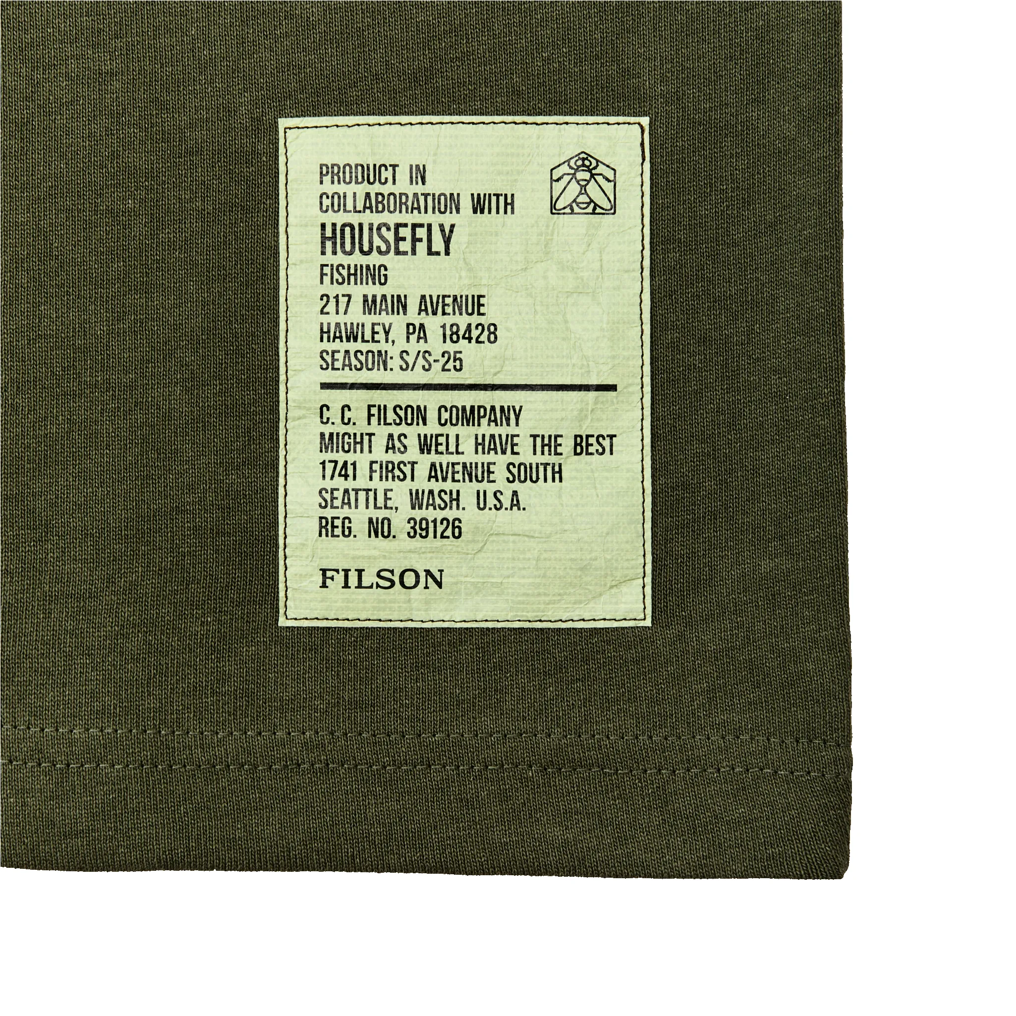 Filson X Housefly Frontier Graphic T-shirt - Cypress / Energy sold by Filson product image thumbnail 3