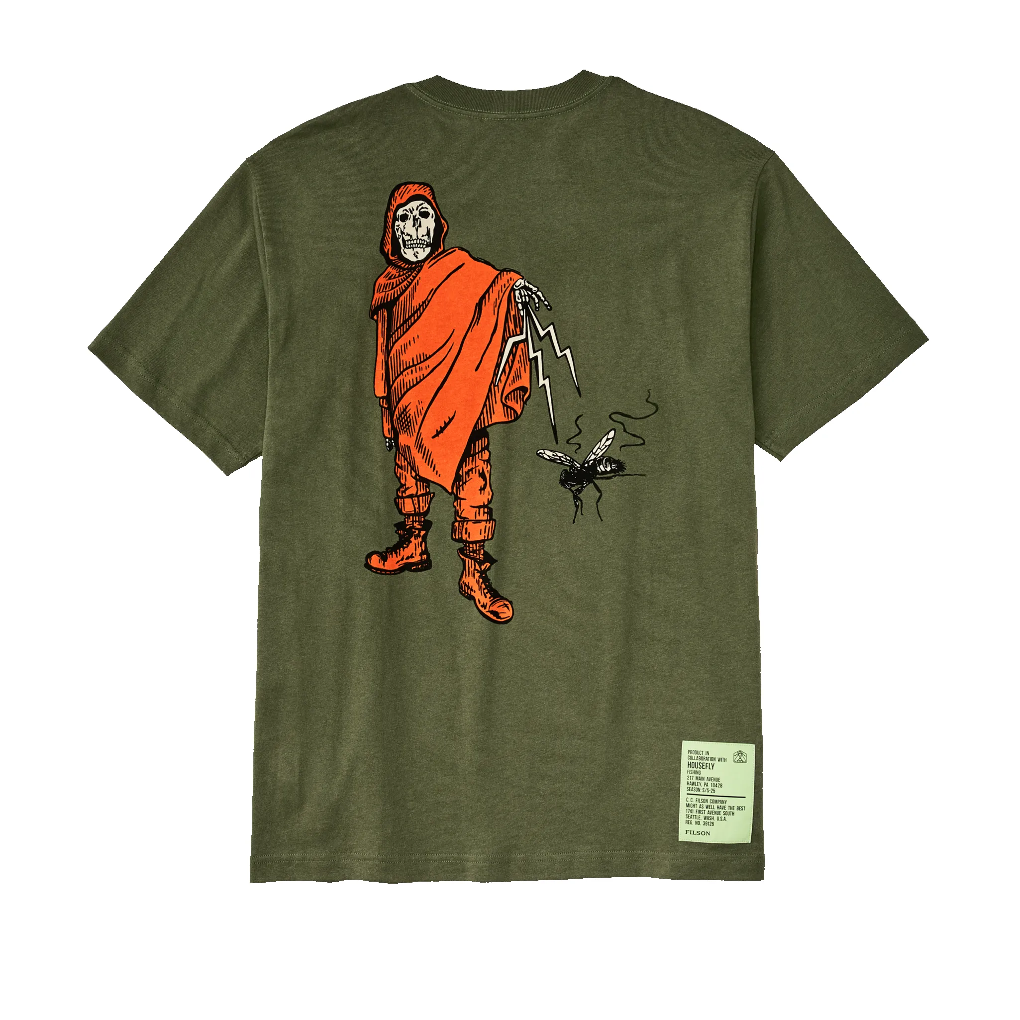 Filson X Housefly Frontier Graphic T-shirt - Cypress / Energy sold by Filson product image thumbnail 2