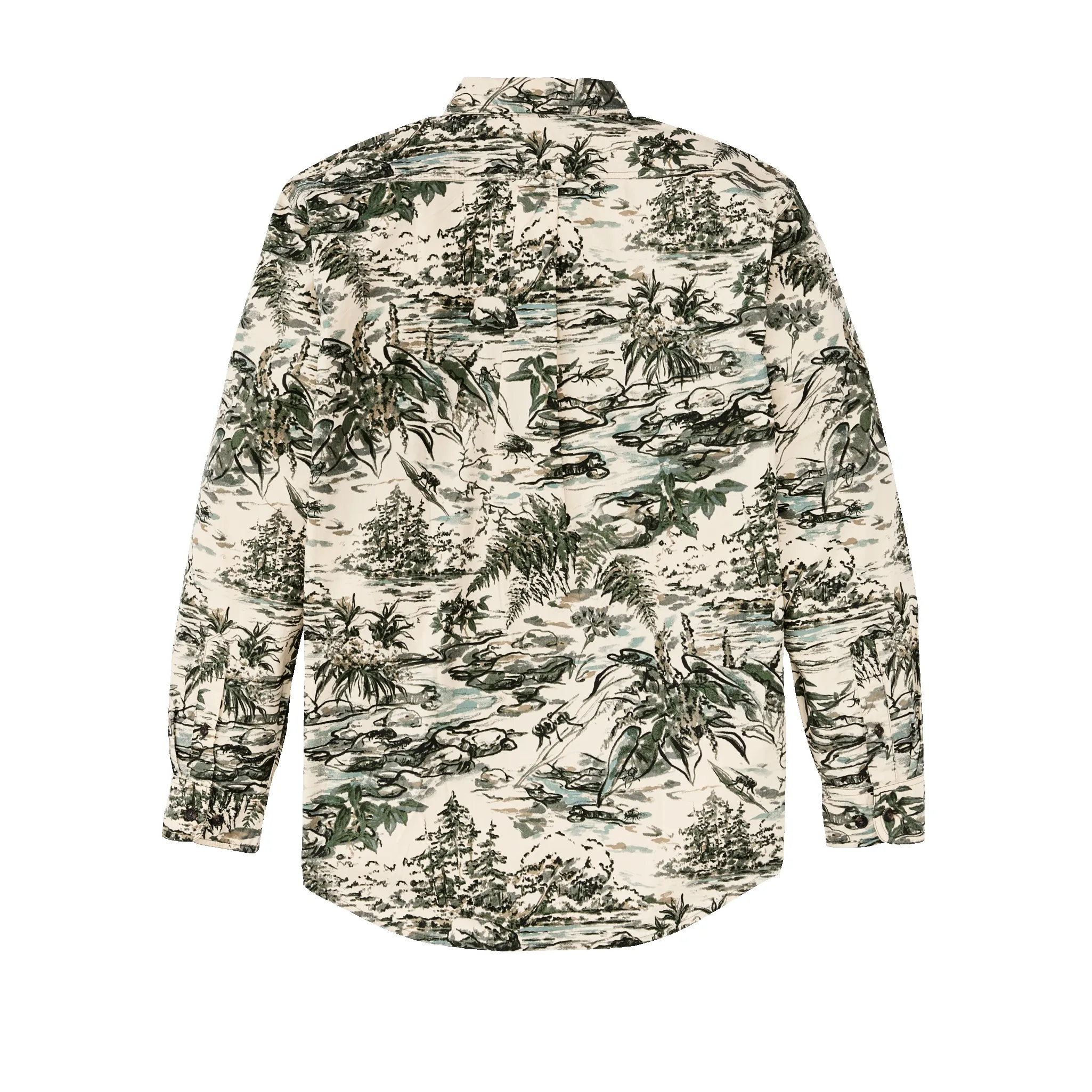 Filson X Housefly Washed Feather Cloth Shirt - Khaki / Scenic sold by Filson product image thumbnail 2