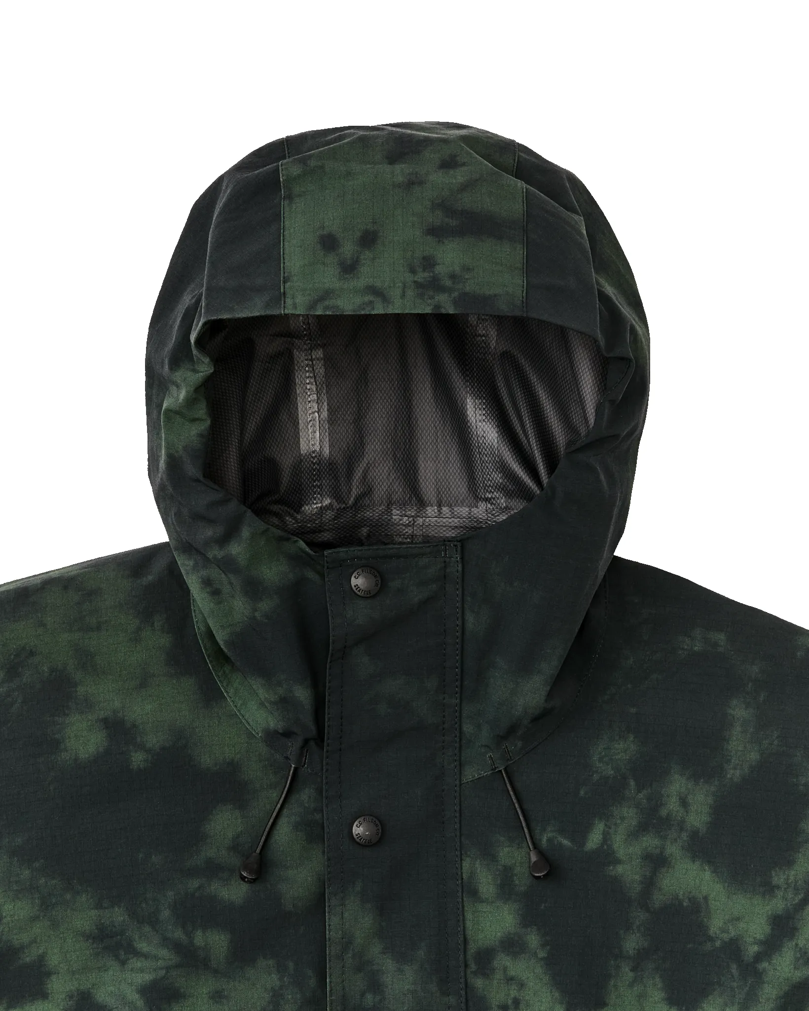 Filson X Housefly Swiftwater Rain Poncho - Dark Green Tie Dye sold by Filson product image thumbnail 3