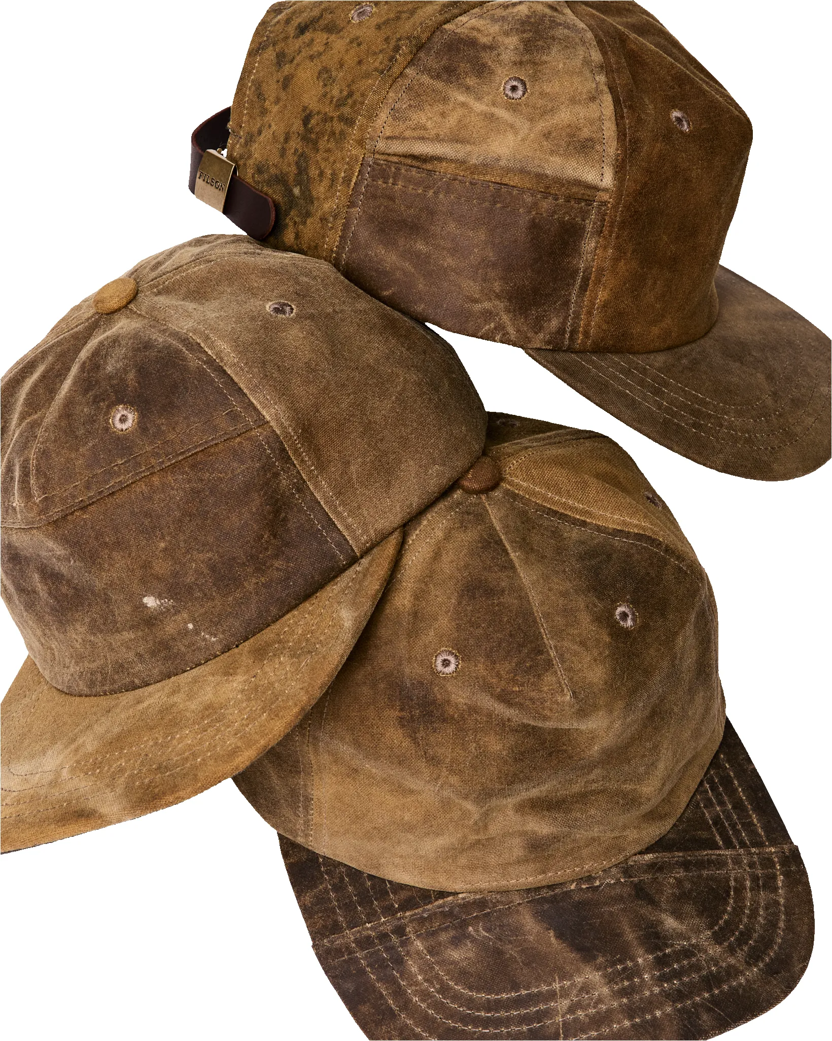 Filson Workshop Reclaimed Tin Cloth Cap - Dark Tan sold by Filson product image thumbnail 5