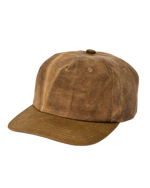 Filson Workshop Reclaimed Tin Cloth Cap - Dark Tan sold by Filson
