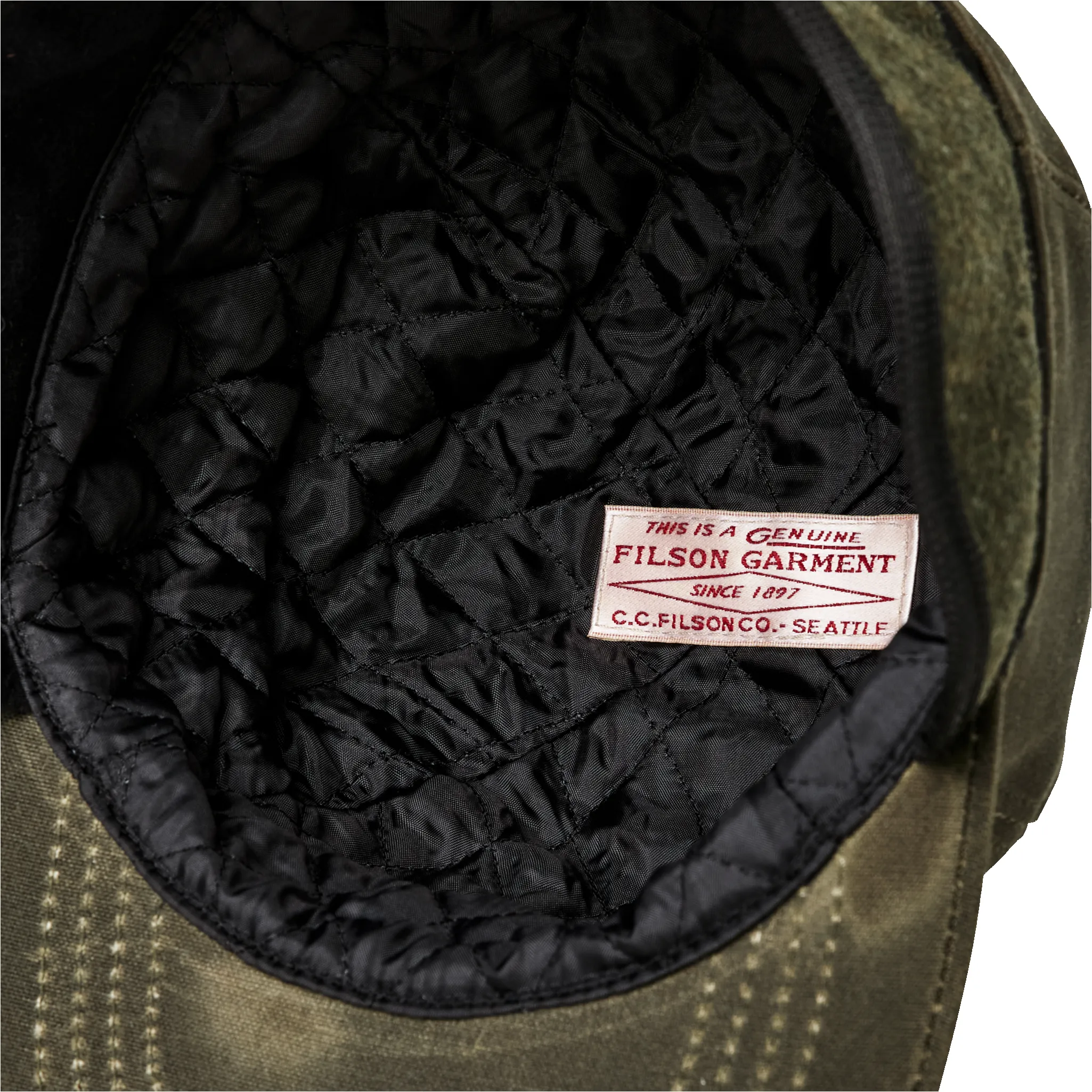 Insulated Tin Cloth Cap - Otter Green sold by Filson product image thumbnail 4