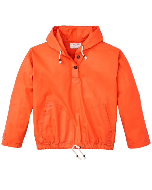 Women's Ranger Hooded Popover - Flame sold by Filson