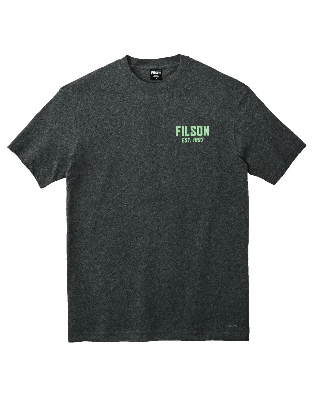 Ranger Graphic T-Shirt - Dark Heather Gray / Mountain sold by Filson