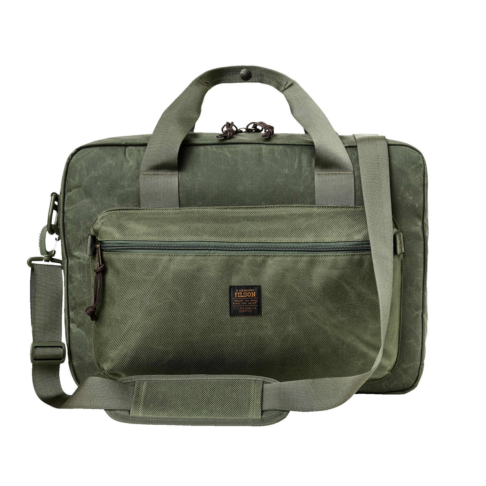 Surveyor Pullman Pack - Service Green sold by Filson