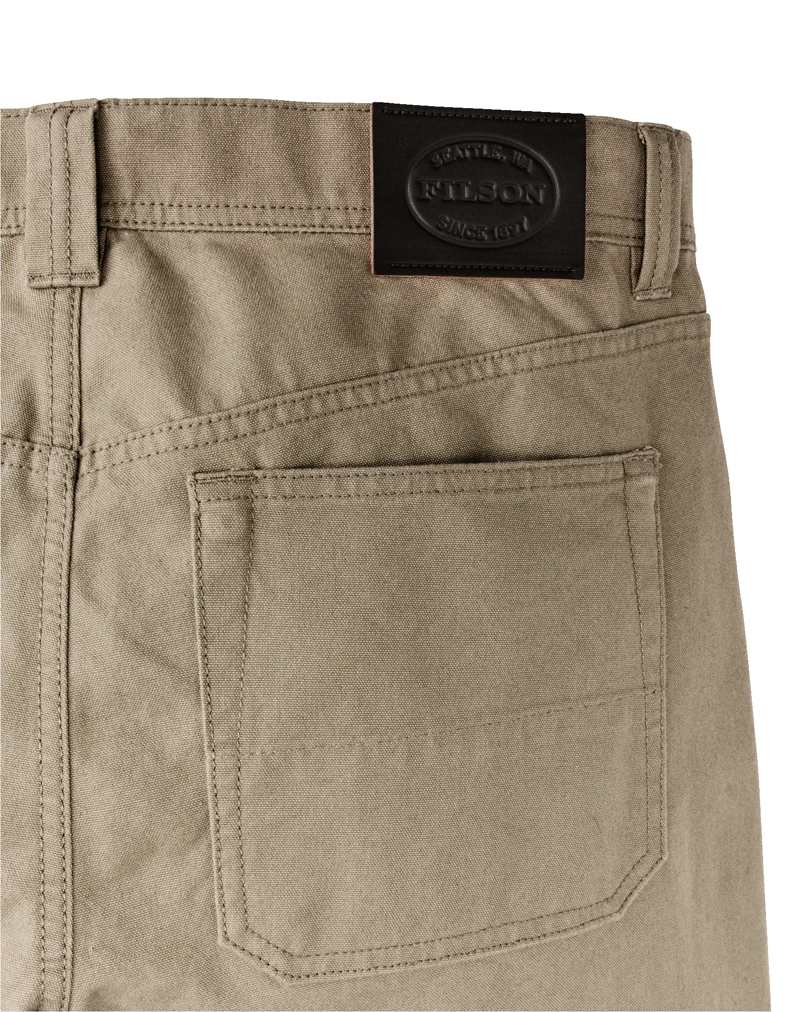 Dry Tin Cloth 5-pocket Pants - Gray Khaki sold by Filson product image thumbnail 4