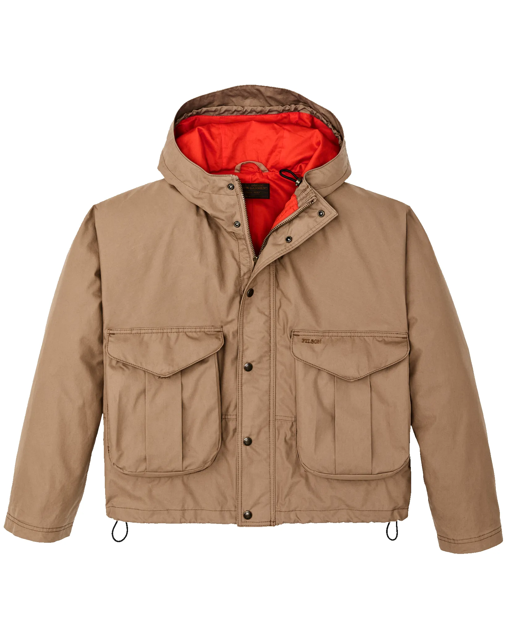 Women's Aviator Cloth Wading Jacket - Dark Tan sold by Filson product image thumbnail 3