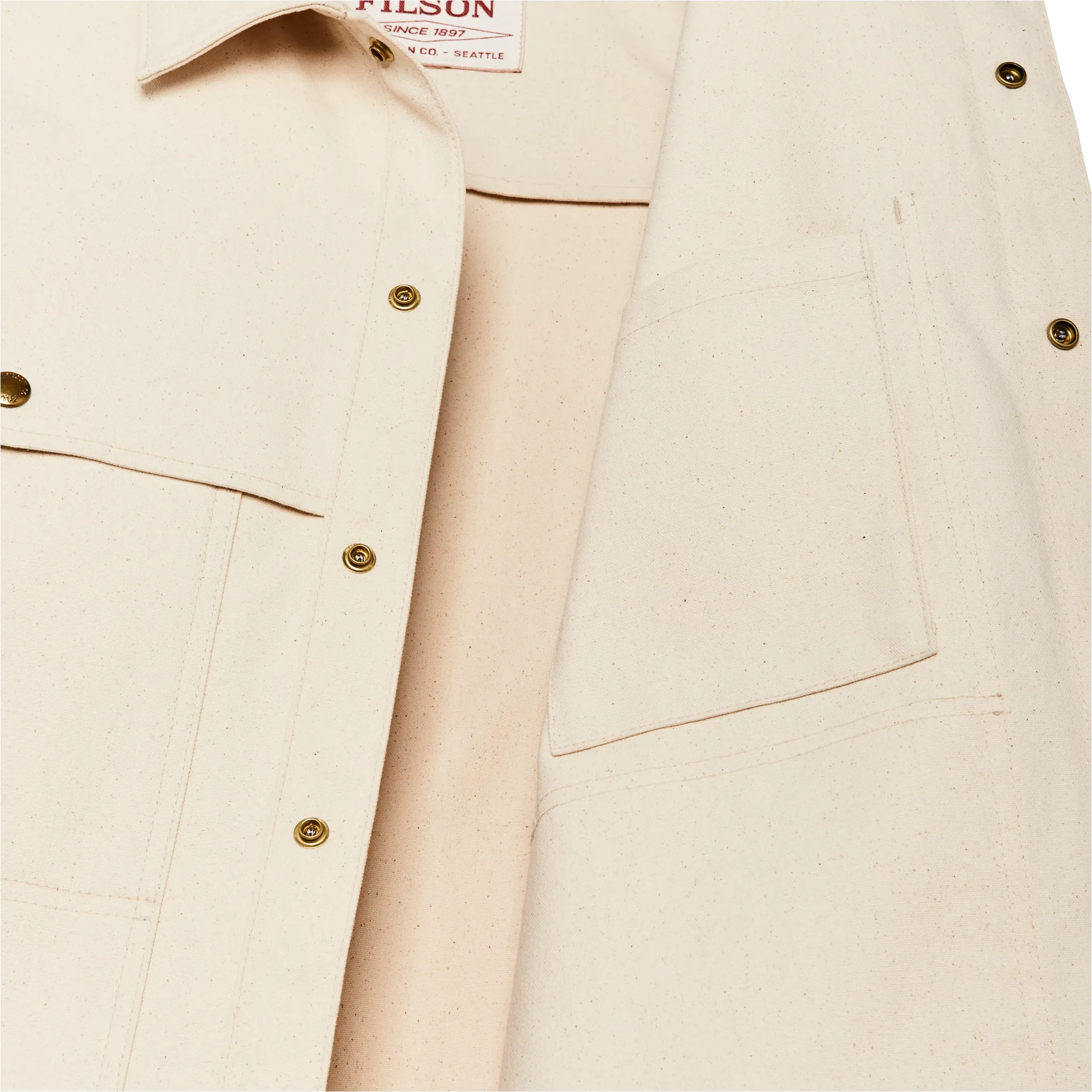 Dry Tin Cloth Forester Jac-shirt - Natural Seed sold by Filson product image thumbnail 4