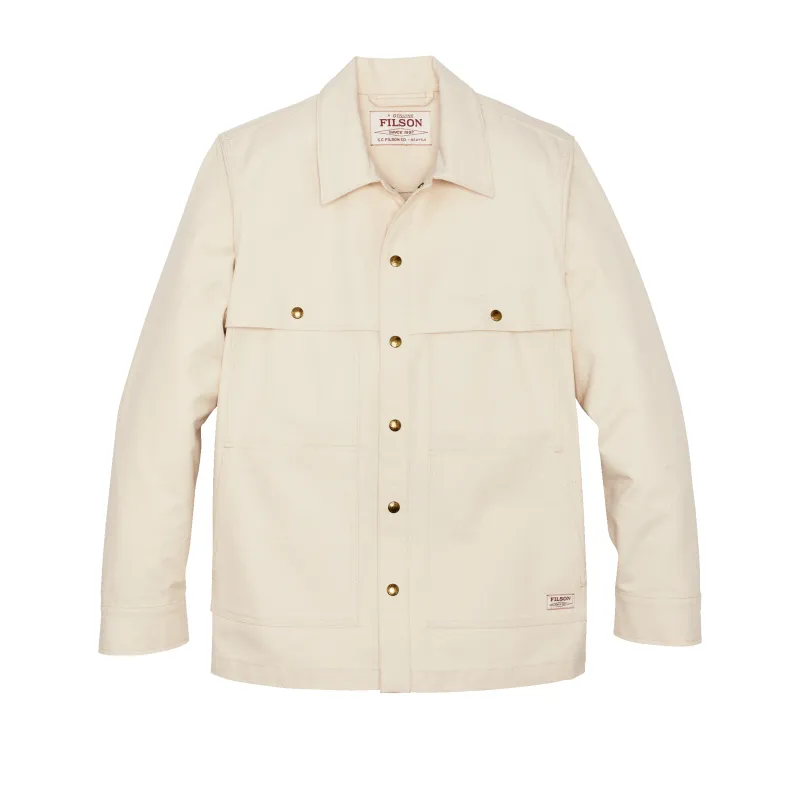 Dry Tin Cloth Forester Jac-shirt - Natural Seed sold by Filson