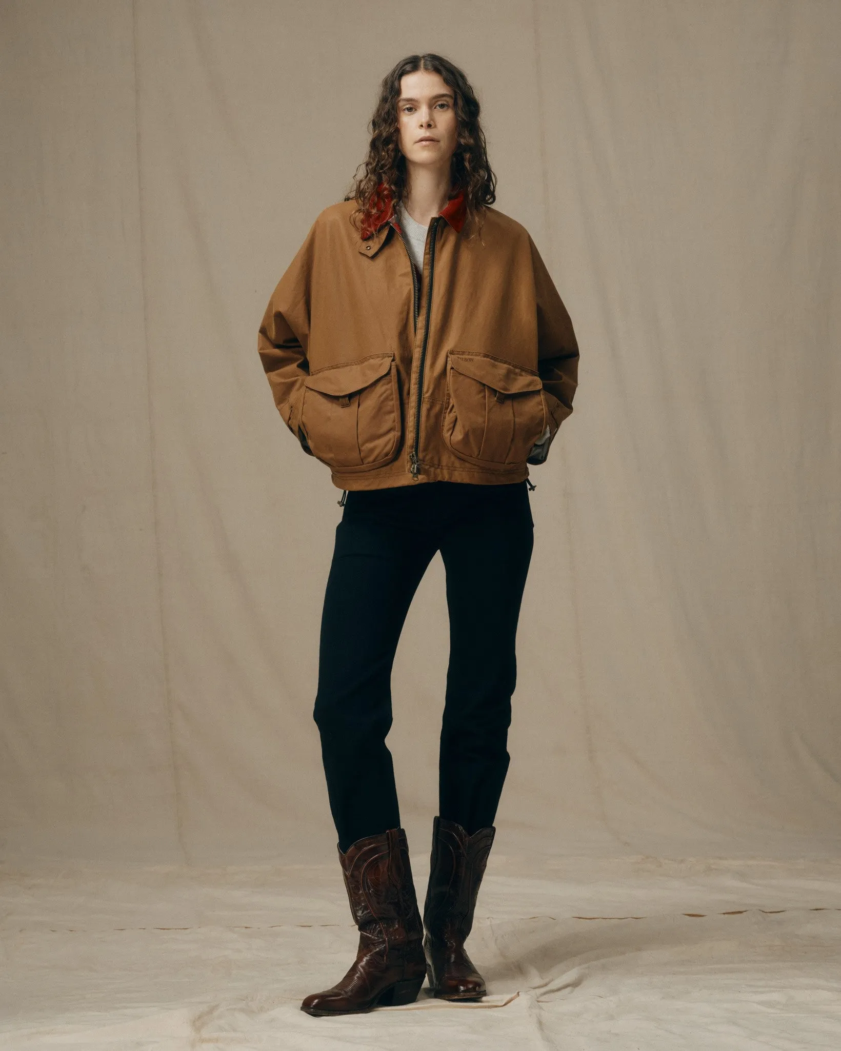 Women's Shelter Cloth Short Work Jacket - Rugged Tan sold by Filson