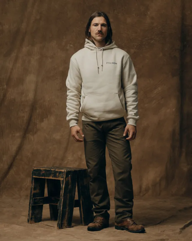 Prospector Graphic Hoodie - Cliff Gray / Scenic sold by Filson