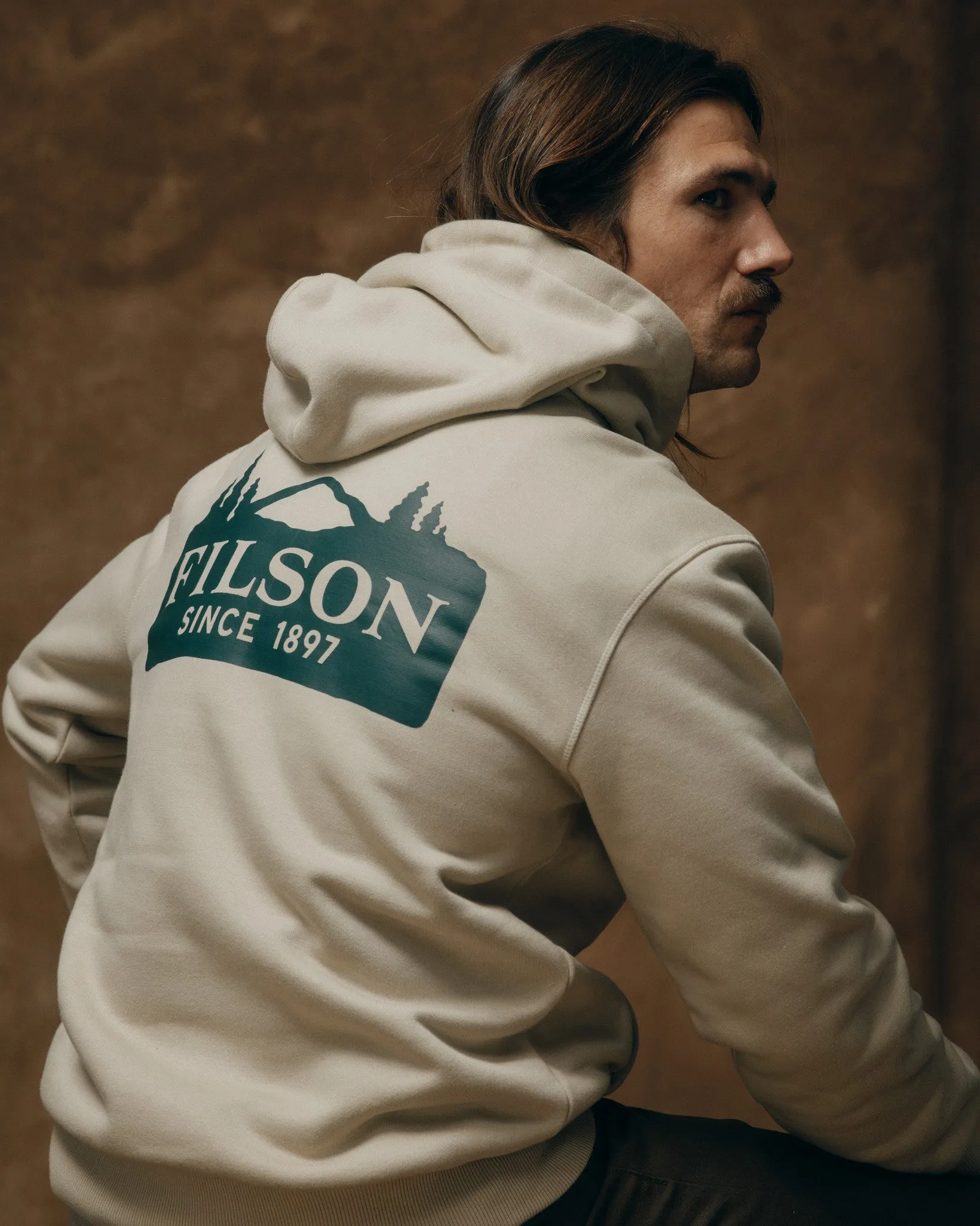 Prospector Graphic Hoodie - Cliff Gray / Scenic sold by Filson product image thumbnail 5