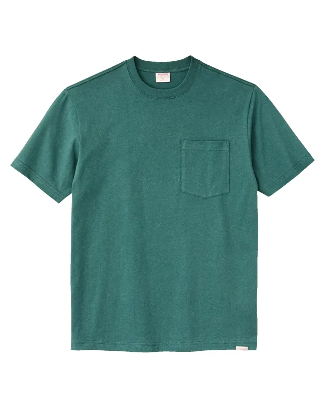 Pioneer Pocket T-shirt - Seabed Green sold by Filson