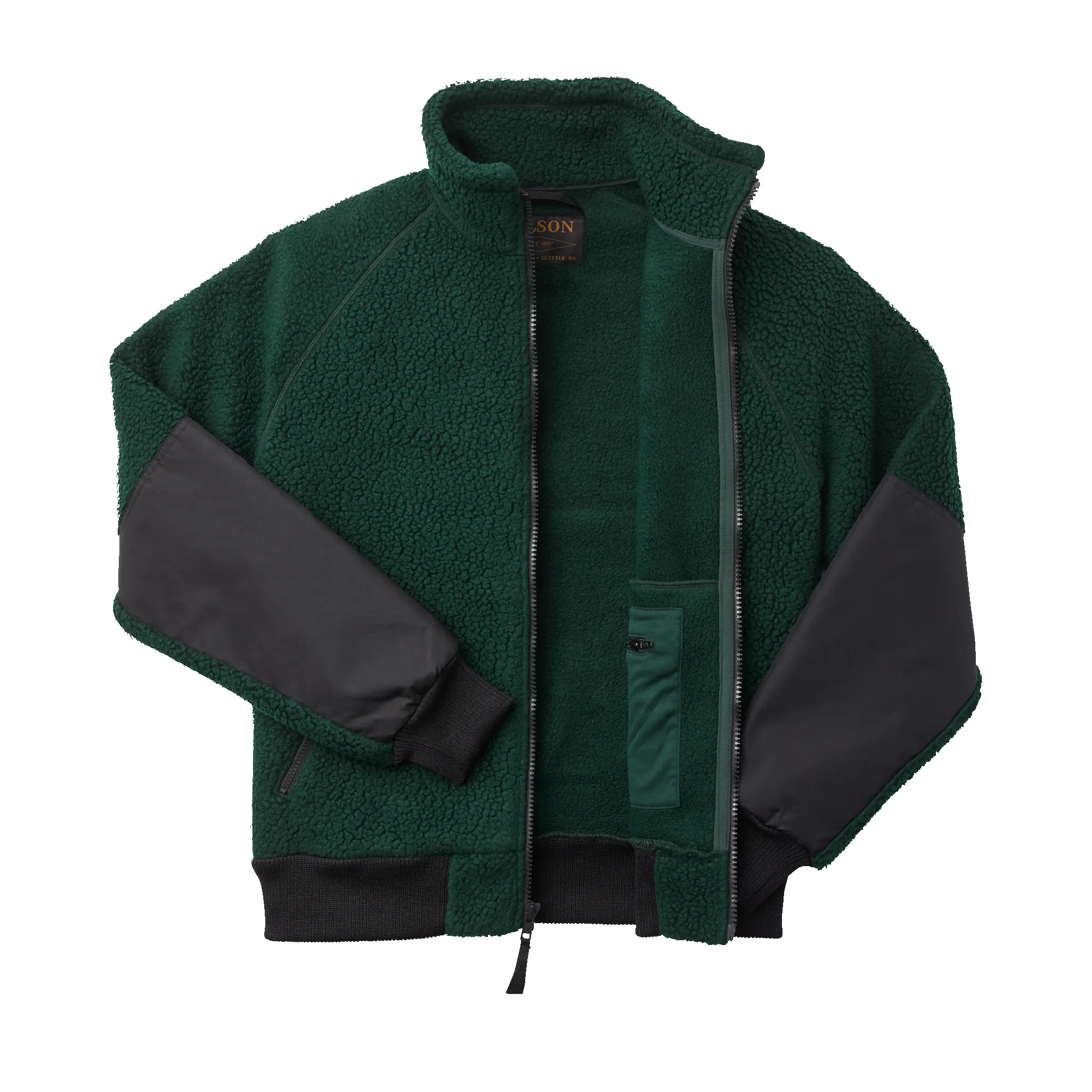 Sherpa Fleece Jacket - Fir sold by Filson product image thumbnail 3