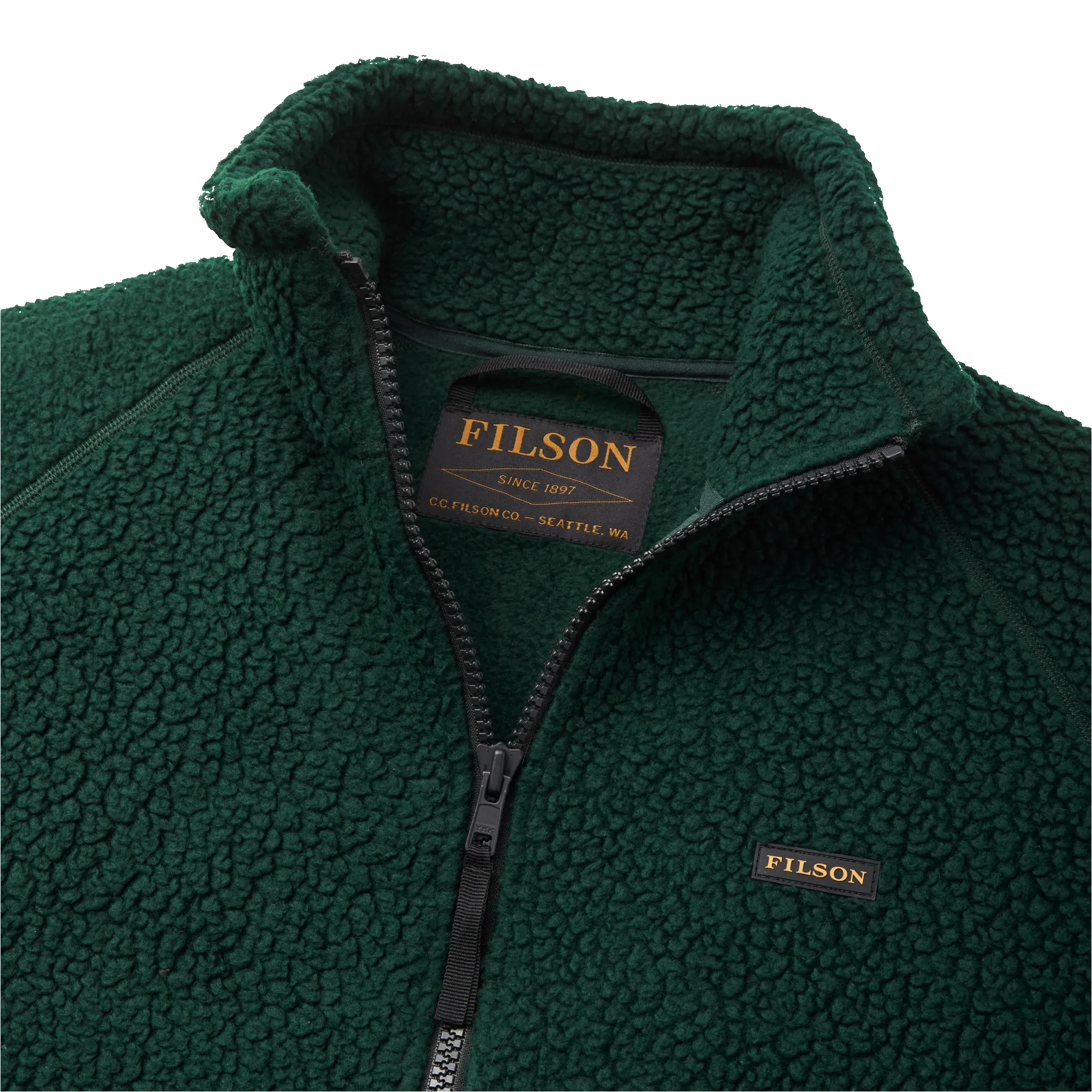 Sherpa Fleece Jacket - Fir sold by Filson product image thumbnail 5