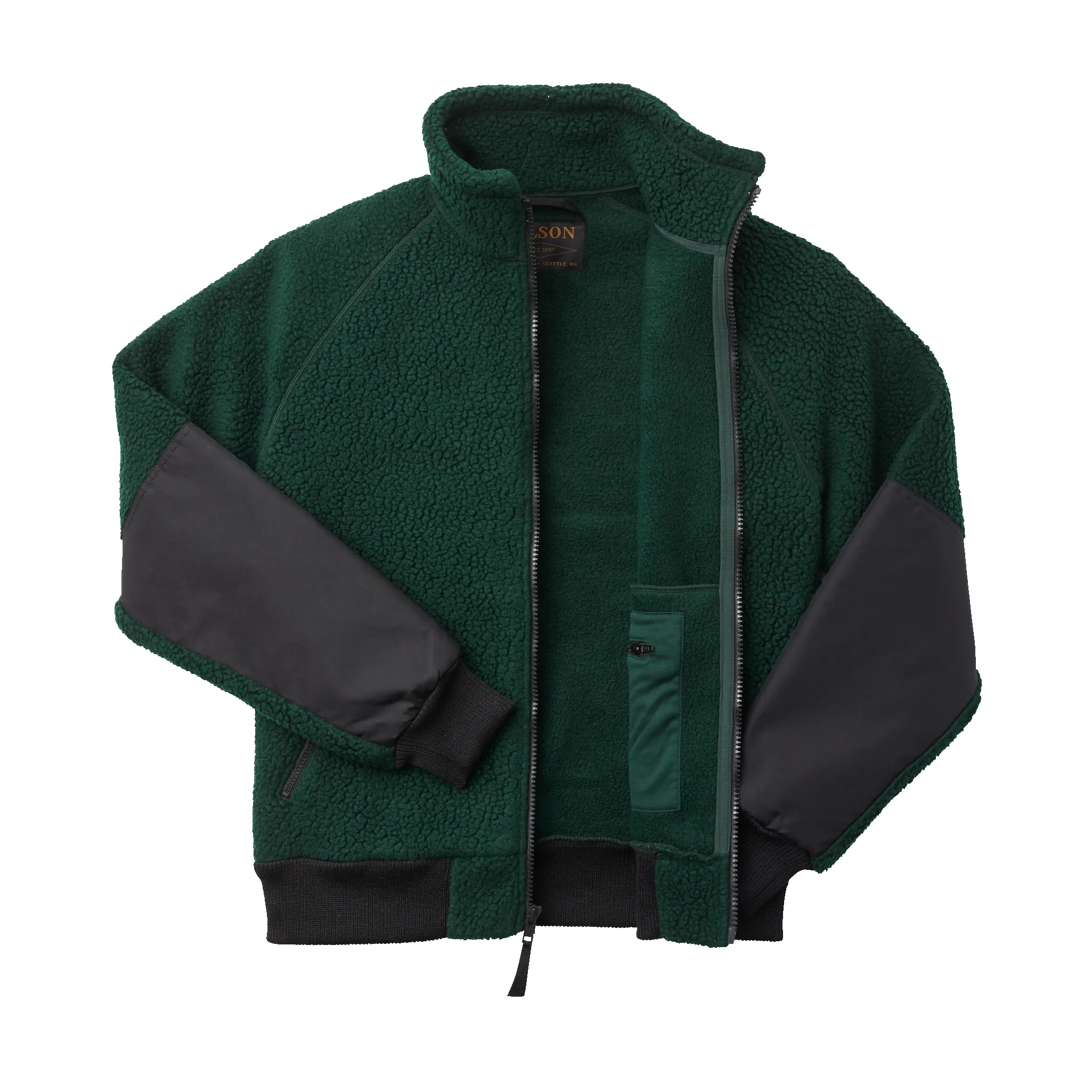Sherpa Fleece Jacket - Fir sold by Filson product image thumbnail 4