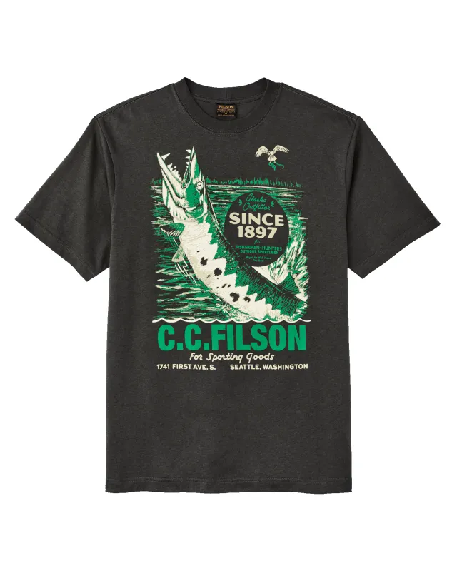 Short Sleeve Sporting Goods Graphic T-shirt (frontier) - Peat / Sporting Goods sold by Filson