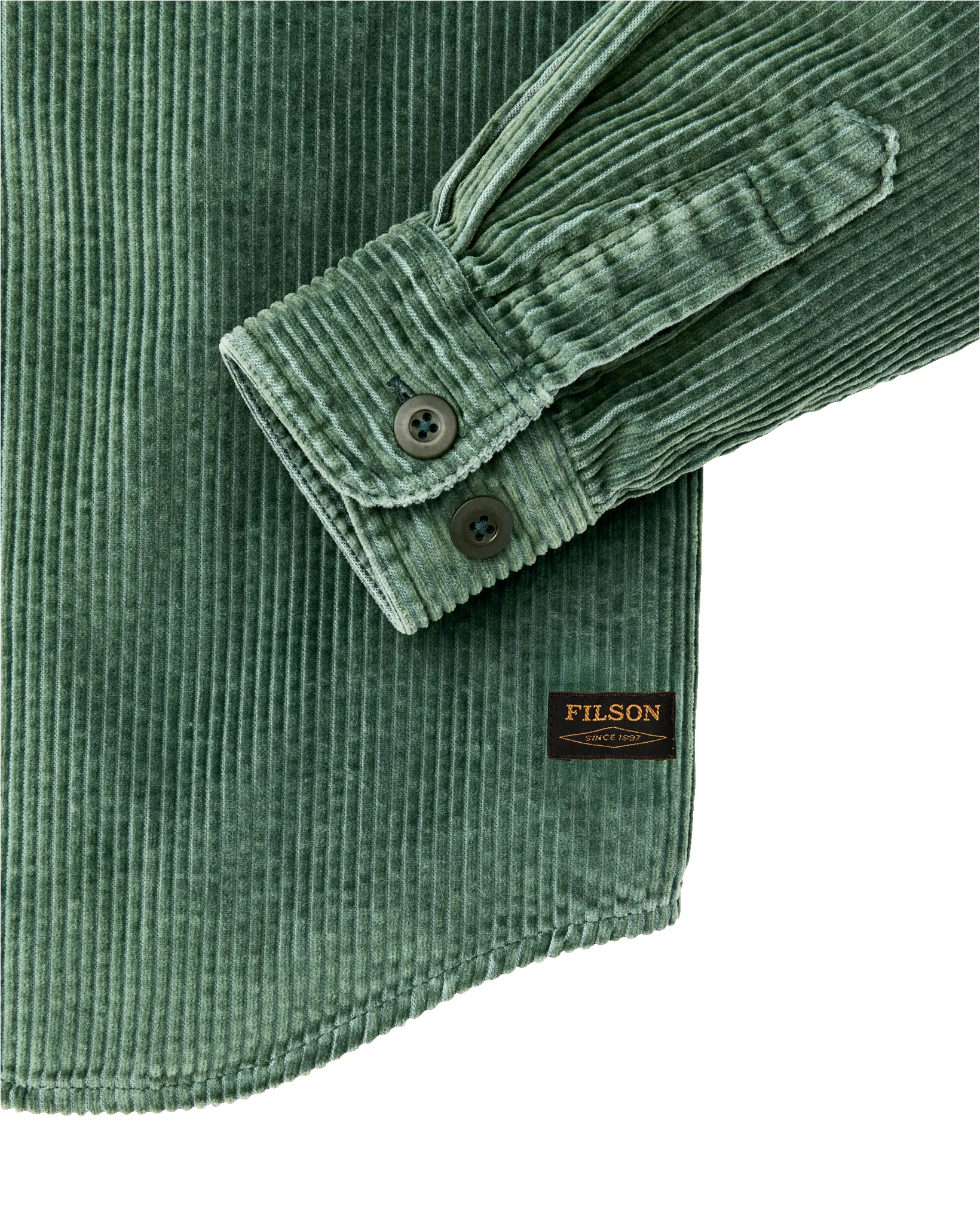 6-wale Corduroy Shirt - Seabed Green sold by Filson product image thumbnail 4