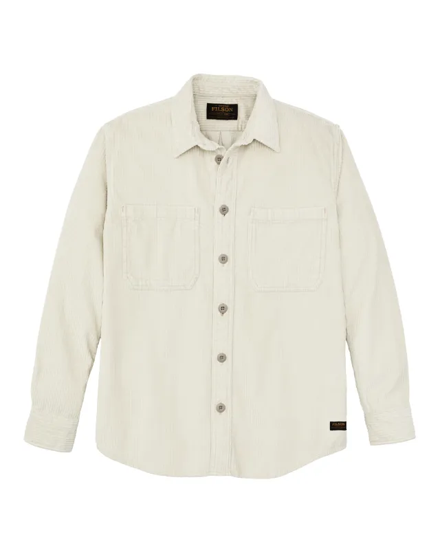 6-wale Corduroy Shirt - Khaki sold by Filson