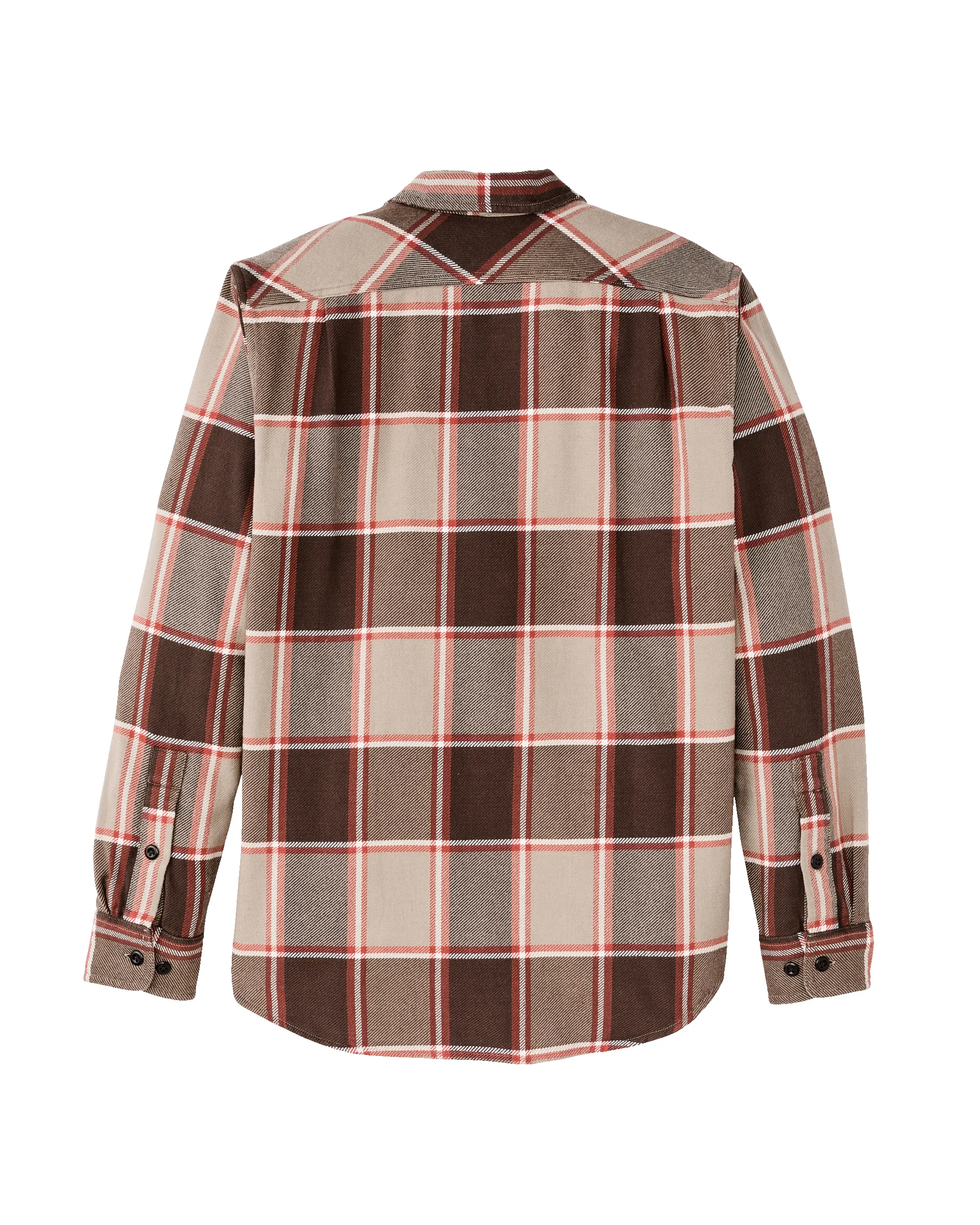 Vintage Flannel Work Shirt - Tan / Orange / Multi Plaid sold by Filson product image thumbnail 2