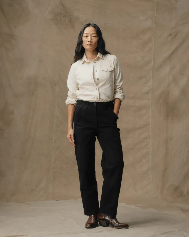 Women's Canvas Work Pants - Faded Black sold by Filson