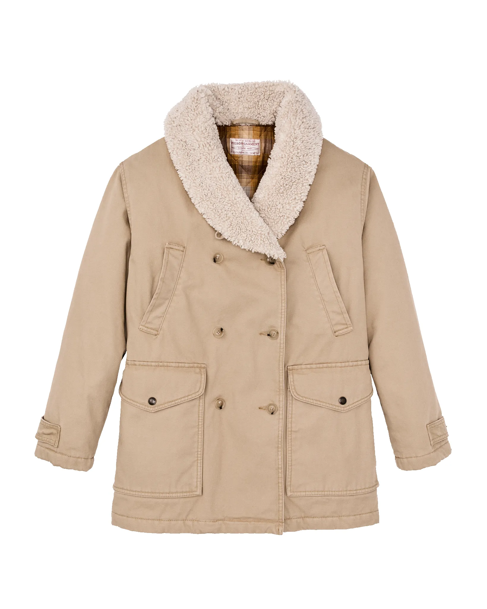 Women's Canvas Packer Coat - Natural sold by Filson