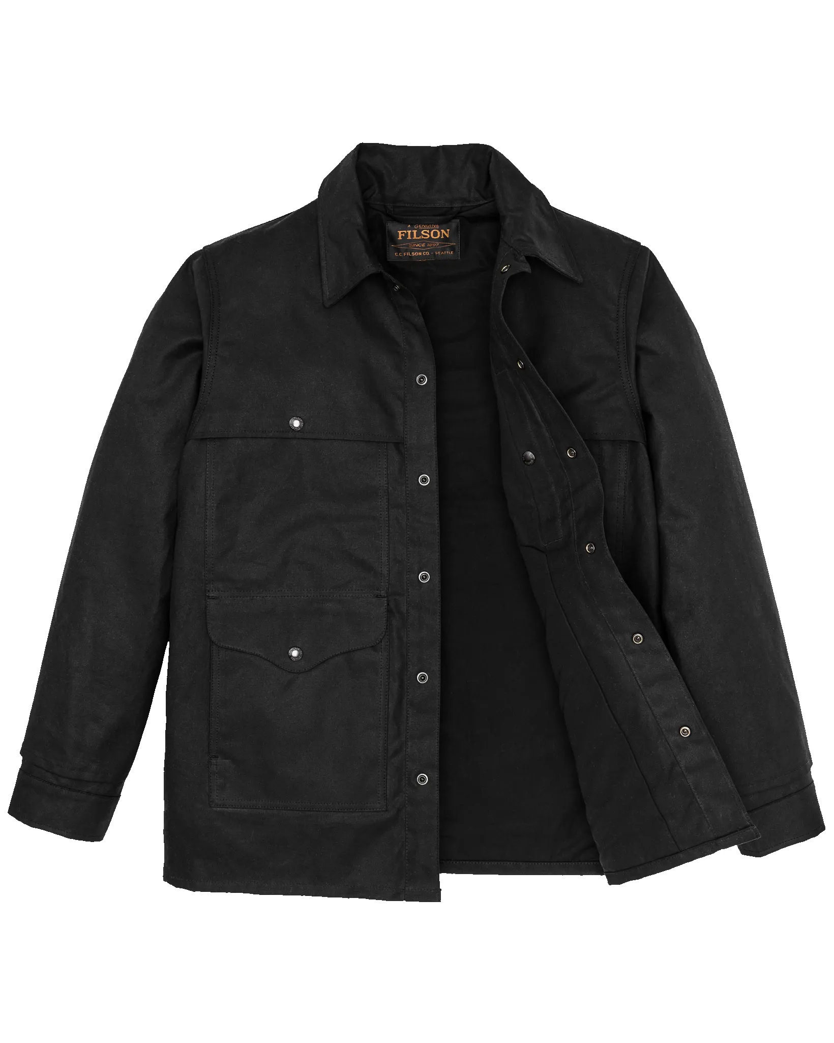 Lined Tin Cloth Cruiser Jacket - Black sold by Filson product image thumbnail 5