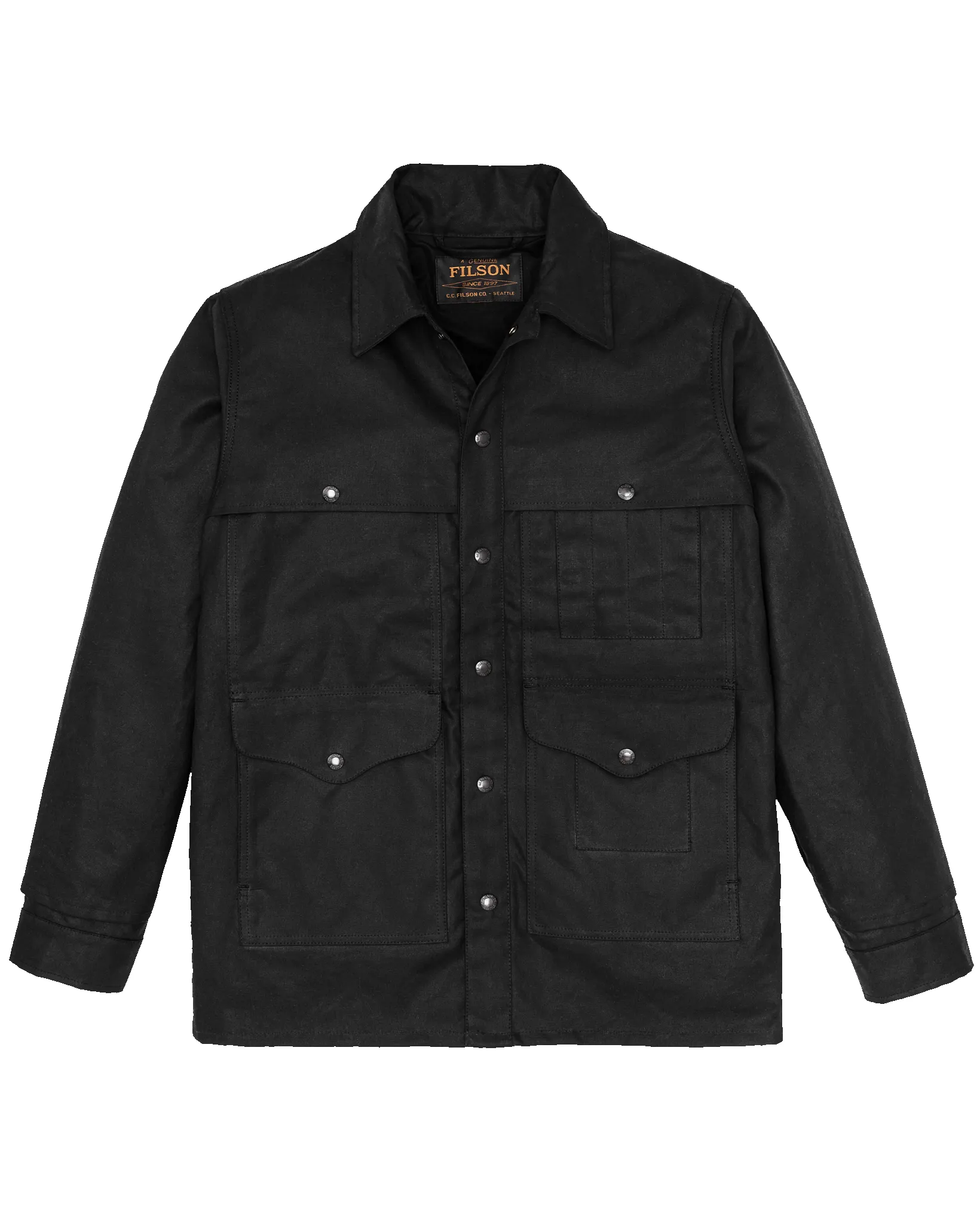 Lined Tin Cloth Cruiser Jacket - Black sold by Filson product image thumbnail 3