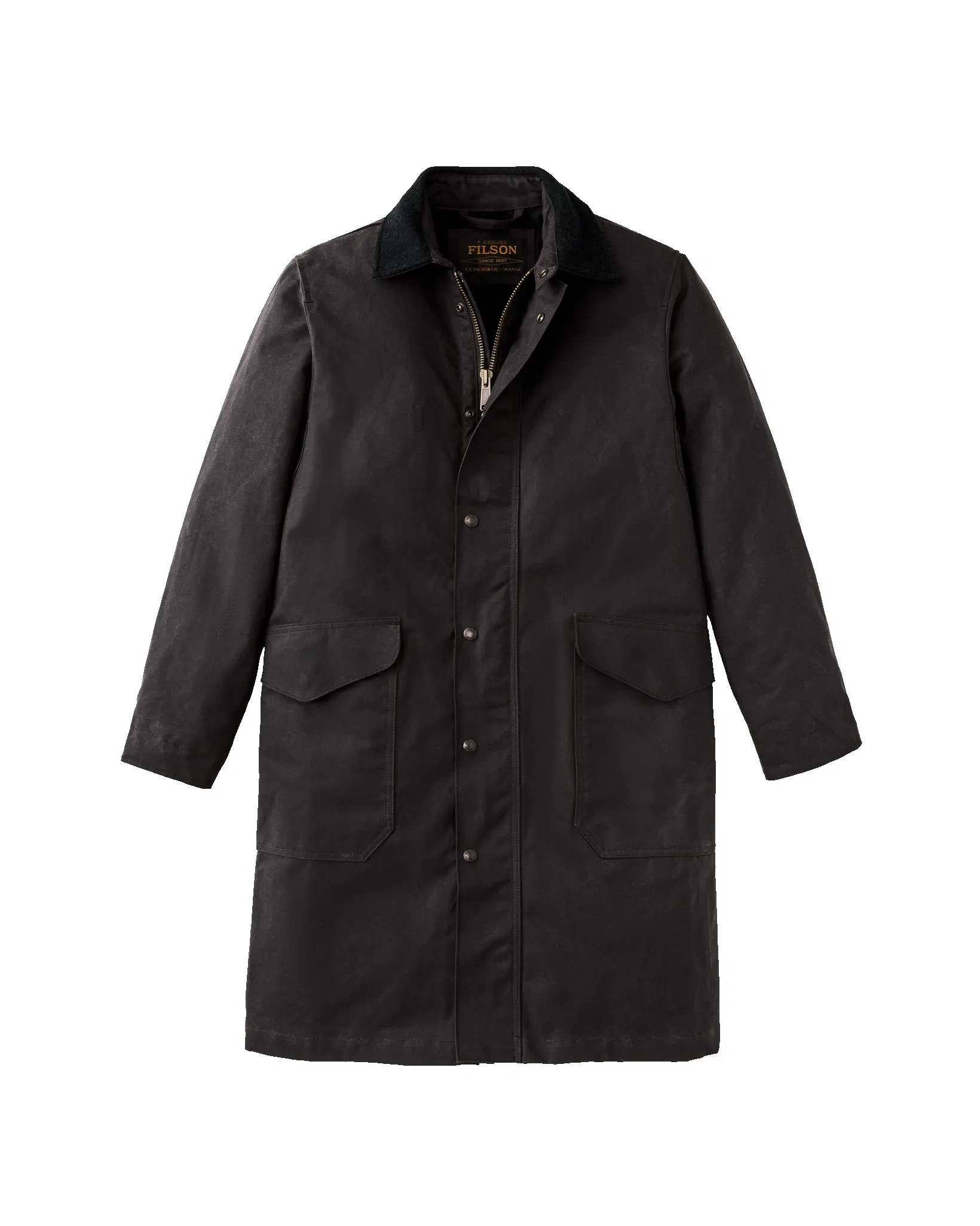 Filson Trench Coat - Cinder sold by Filson