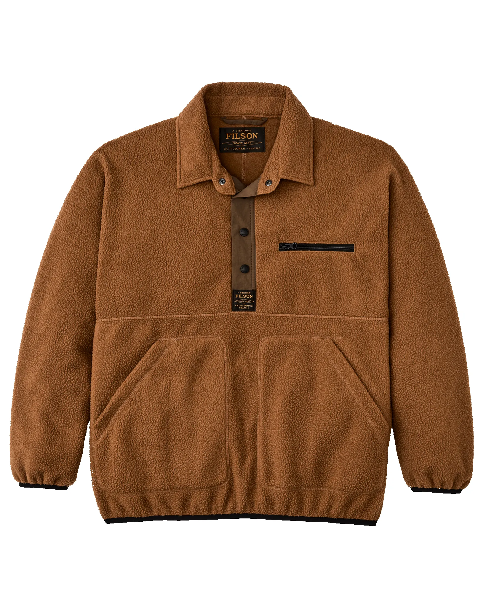 Pile Fleece Pullover - Whiskey sold by Filson