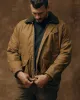 Lined Tin Cloth Field Jacket - Dark Tan sold by Filson