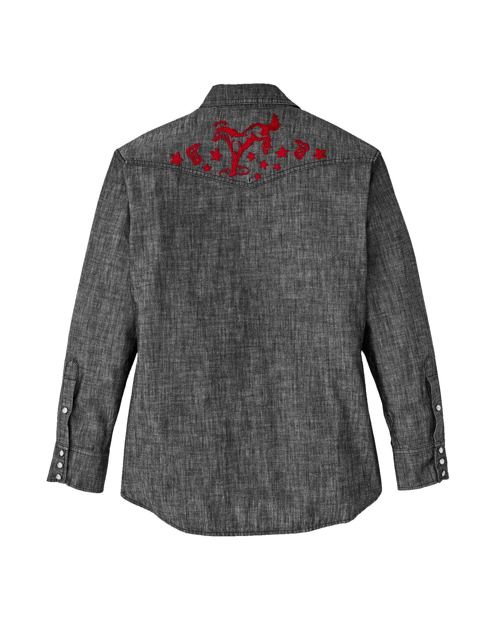 Women's Embroidered Western Shirt - Black Chambray / Western sold by Filson product image thumbnail 2
