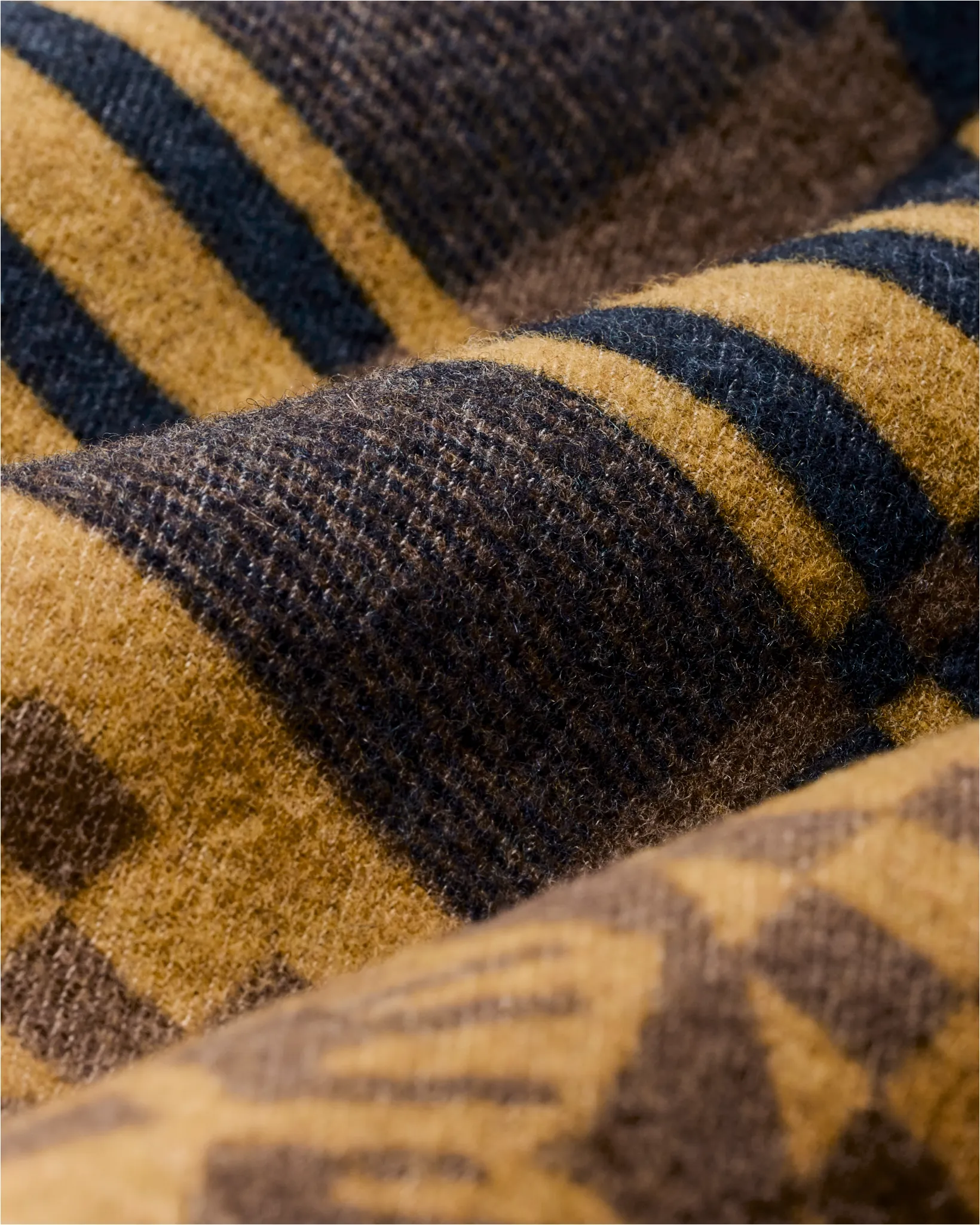 Women's Blanket Wool Overshirt - Flower Blanket Plaid / Bronze Brown sold by Filson product image thumbnail 5