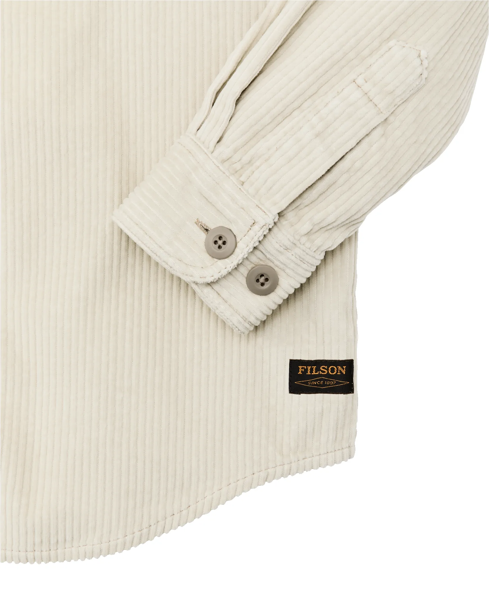 6-wale Corduroy Shirt - Stone sold by Filson product image thumbnail 4